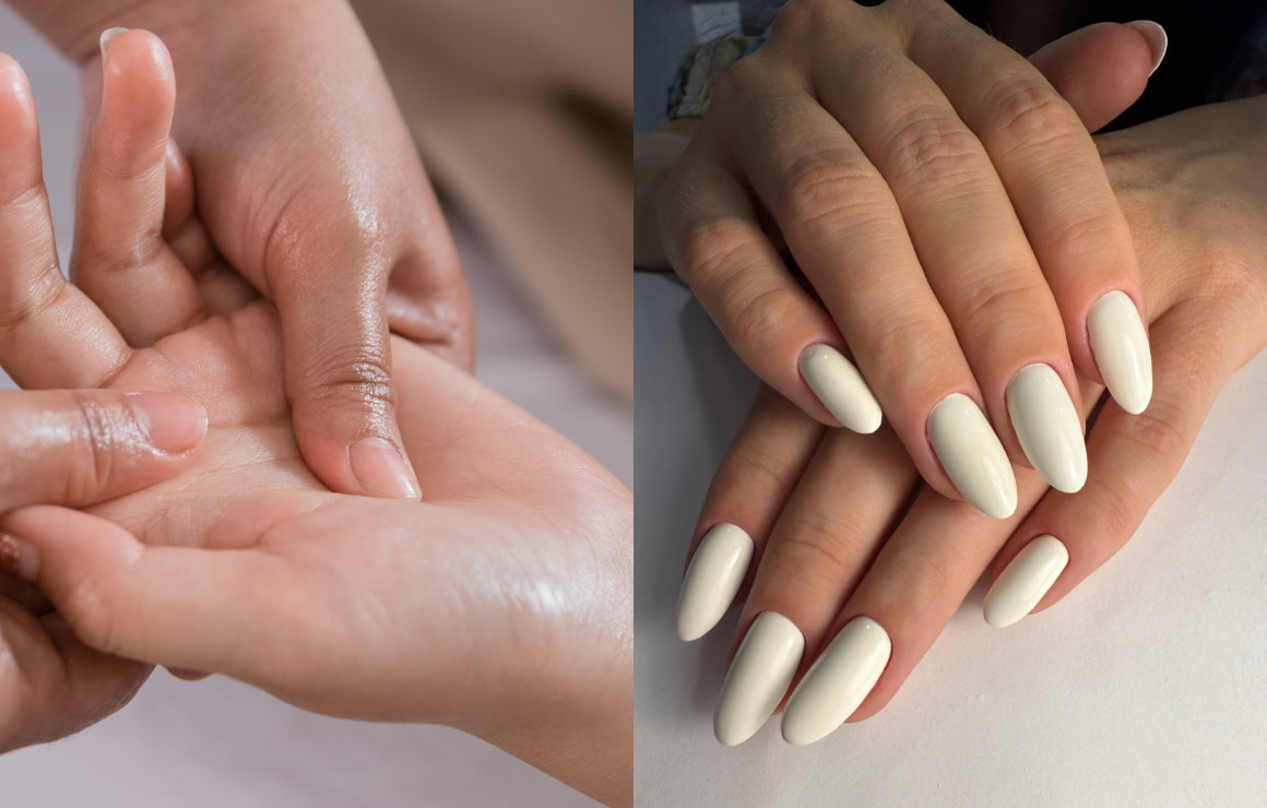 Premium Hand Spa + Gel Polish + Chrome, Magnetic Finish
