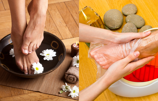 Foot Paraffin + Premium Foot Spa